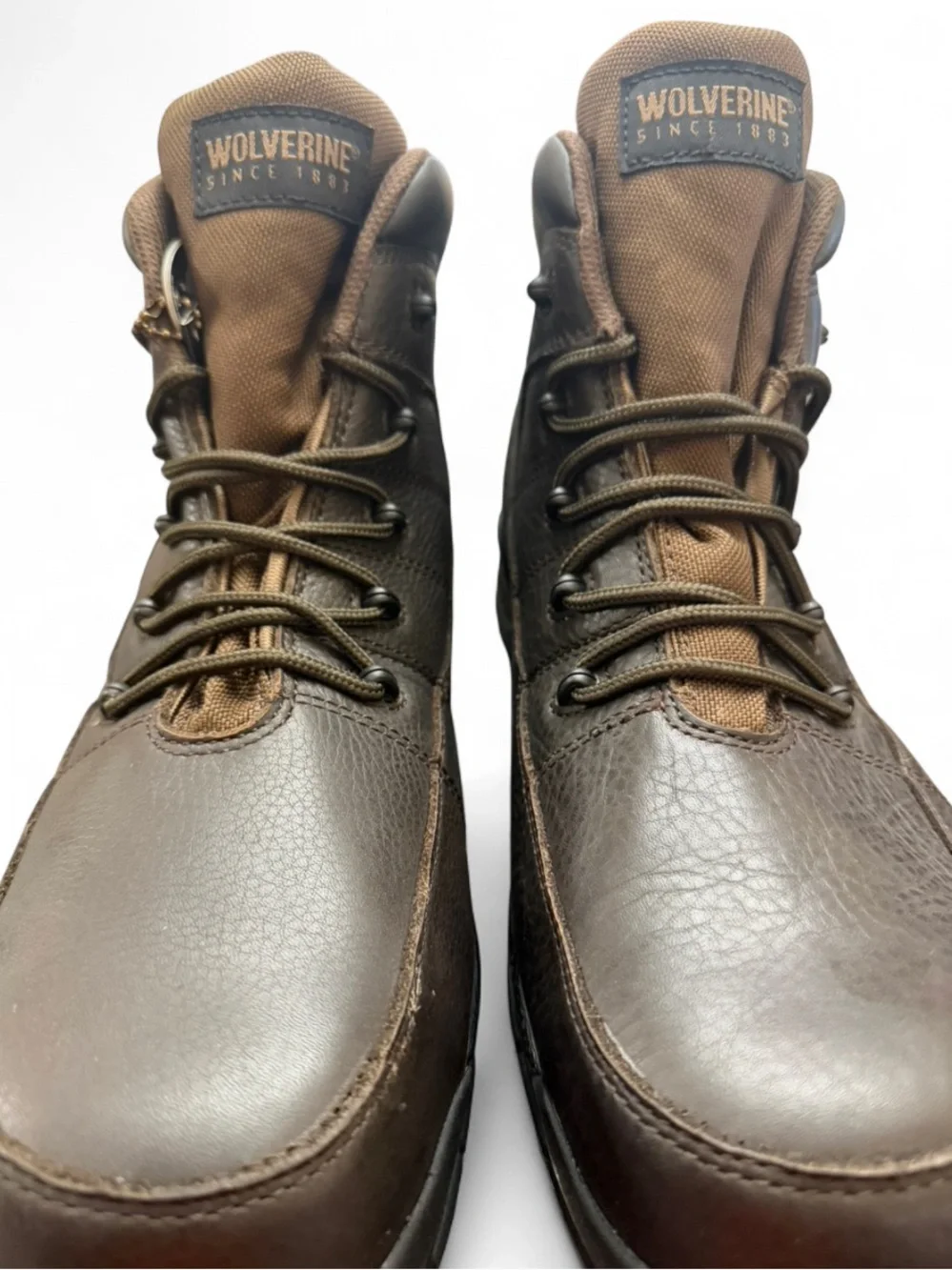 Wolverine Davis Brown Leather Composite Toe EH SR Work Boots Size US Men’s 15